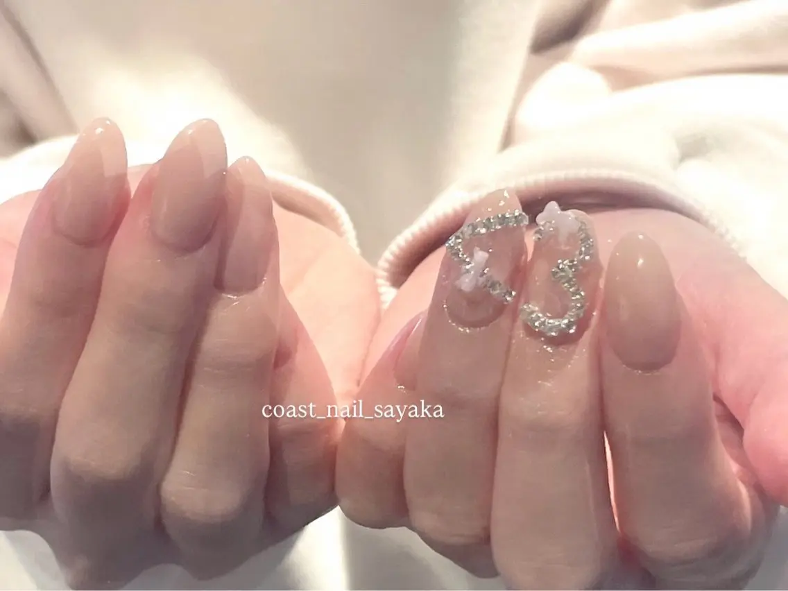 ネイル ハンドネイル HOSHI ⭐️辻堂 /藤沢ガーリーネイルのネイルデザイン