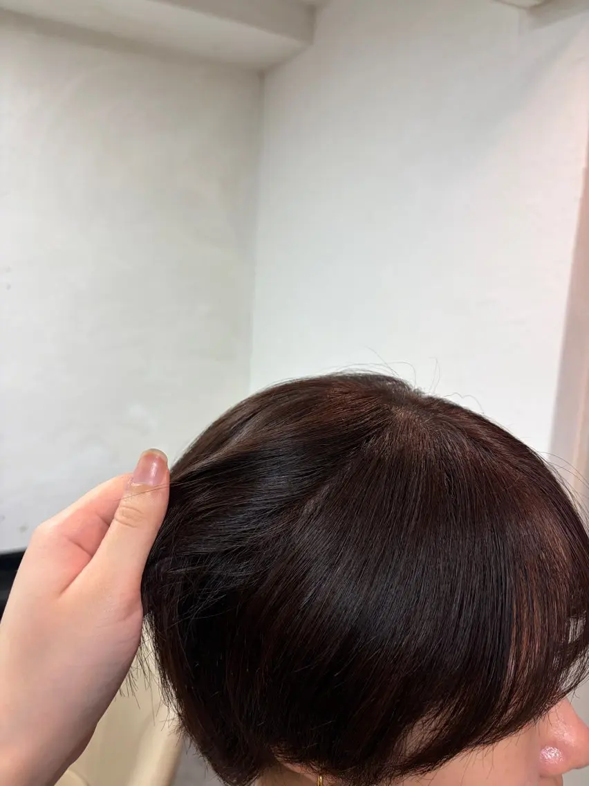 ショート カラー ブラウンカラー ピンクカラー ピンクブラウン ヘアカラー トリートメント 【SiLO】 nanamiのヘアスタイル