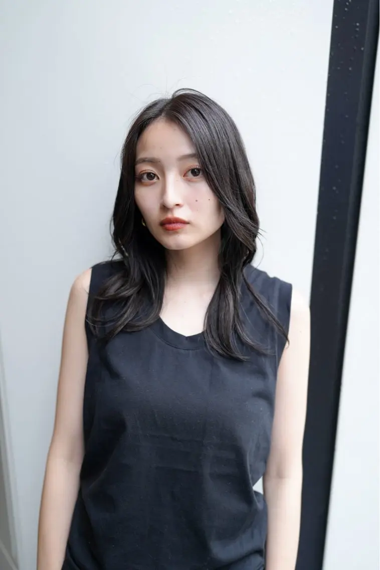 ロング カラー アディクシーカラー バレイヤージュ ブリーチ デザインカラー ダブルカラー opus 店長大和 レイヤー/赤み消しのヘアスタイル