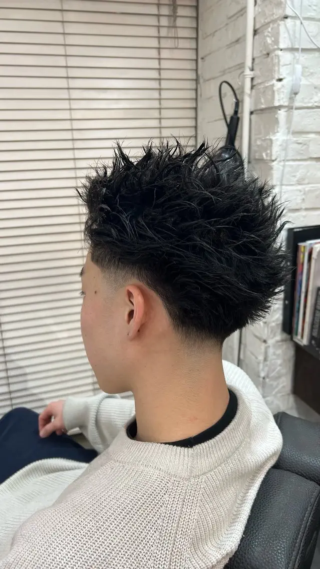パーマ メンズ メンズパーマ 渋谷メンズ 松永蓮のヘアスタイル
