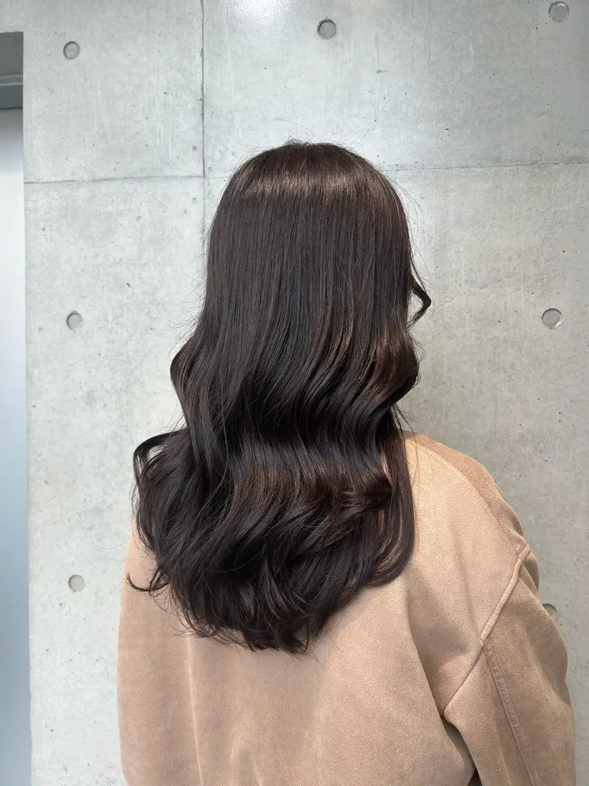 ロング カラー ヘアアレンジ カット ヘアカラー トリートメント ボブ艶モテカラー🫧 カリンのヘアスタイル