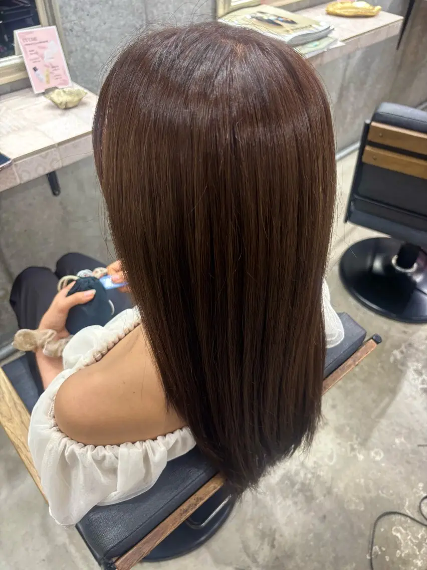 カラー ヘアカラー カラーモデル 募集🤍ྀི麗央のヘアスタイル