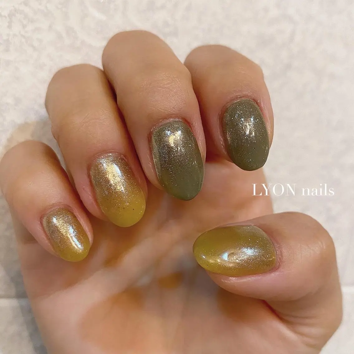 ネイル グラデーション ミラーネイル ハンドネイル Bethlee nailsのネイルデザイン