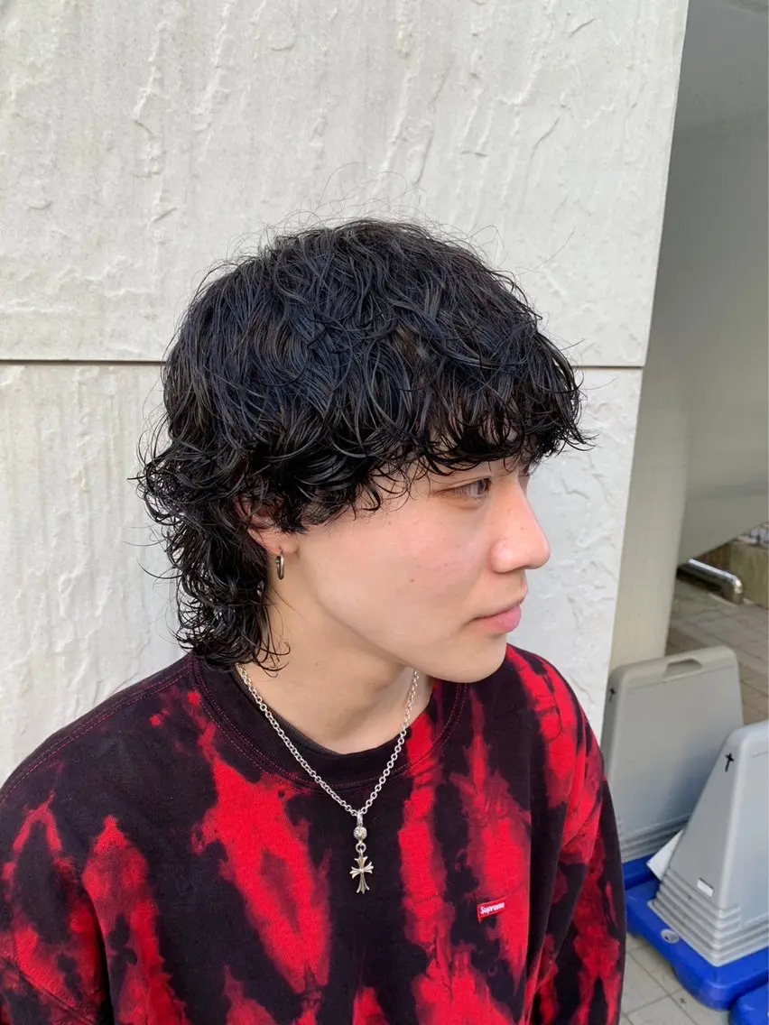 パーマ メンズ カット パーマ パーマ支持率No.1 ❤️🔥安成弾のヘアスタイル