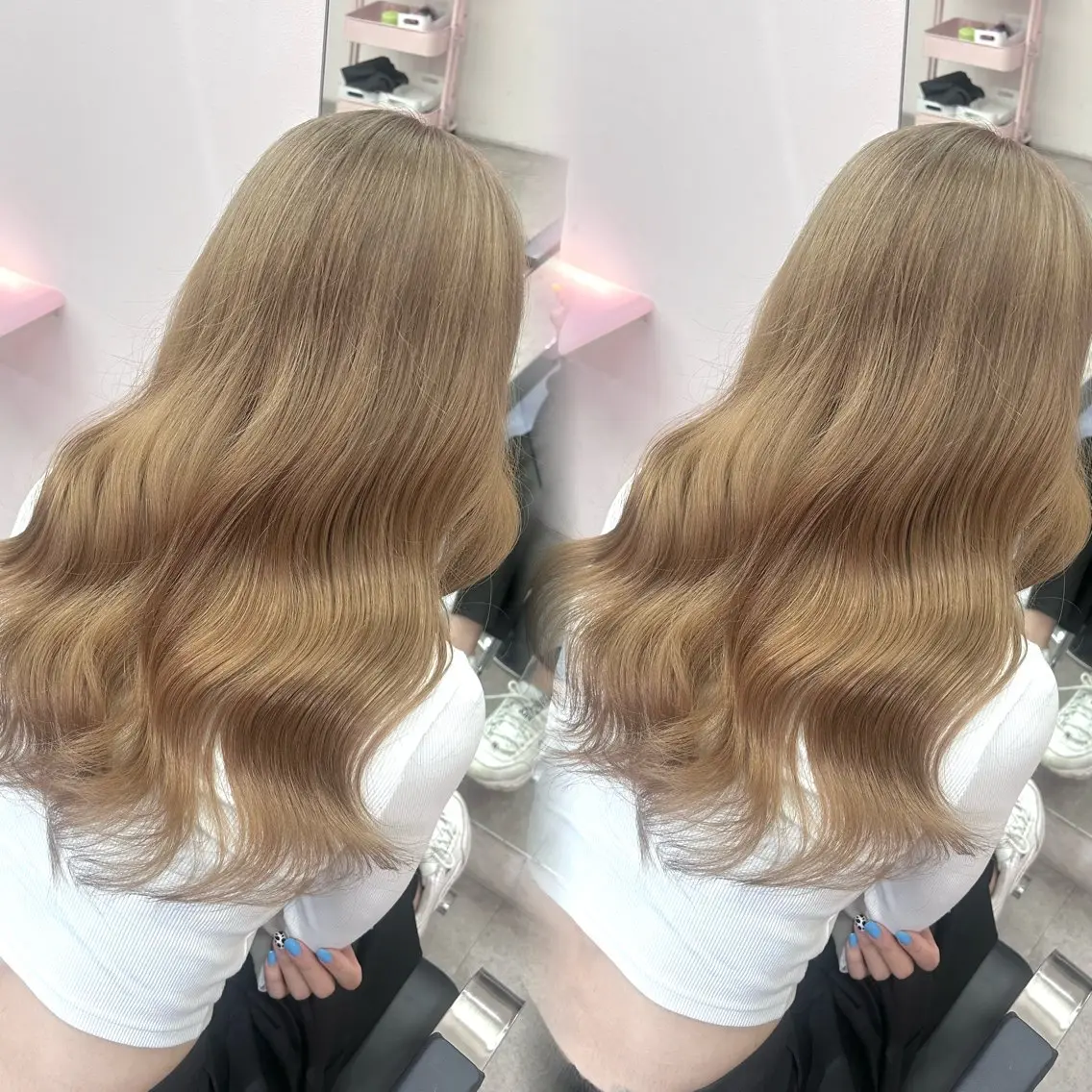 ロング カラー ヘアカラー moe/名古屋 /ブリーチモデルのヘアスタイル