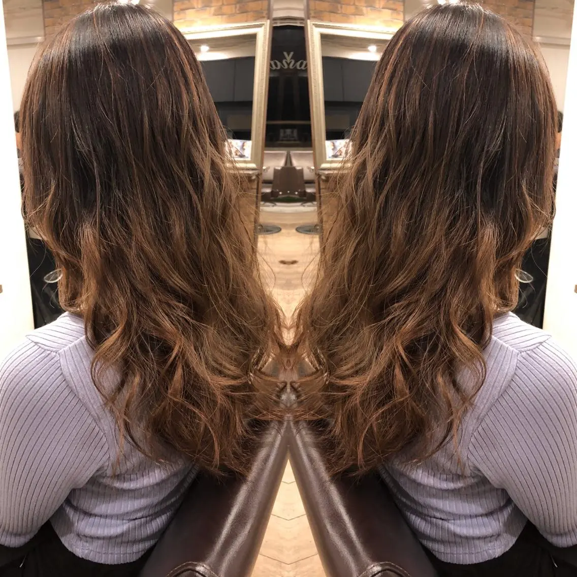 ミディアム カラー 美髪・艶髪特化美容師 RYOJIのヘアスタイル