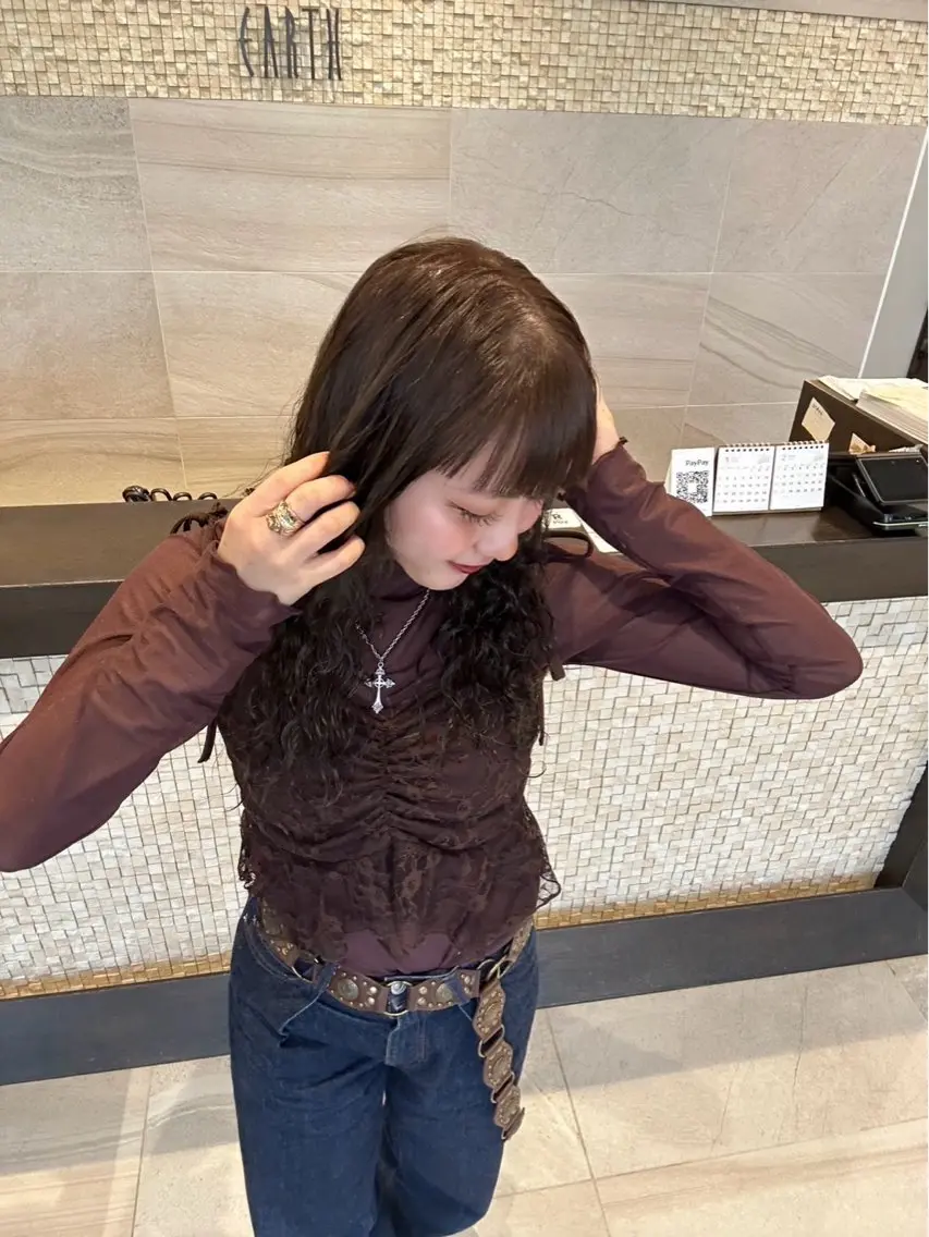 【今の髪型に不満な方】カット+髪質改善カラー+髪に優しいパーマ+潤いトリートメント/コテ巻き風パーマ/デジタルパーマ可能の写真