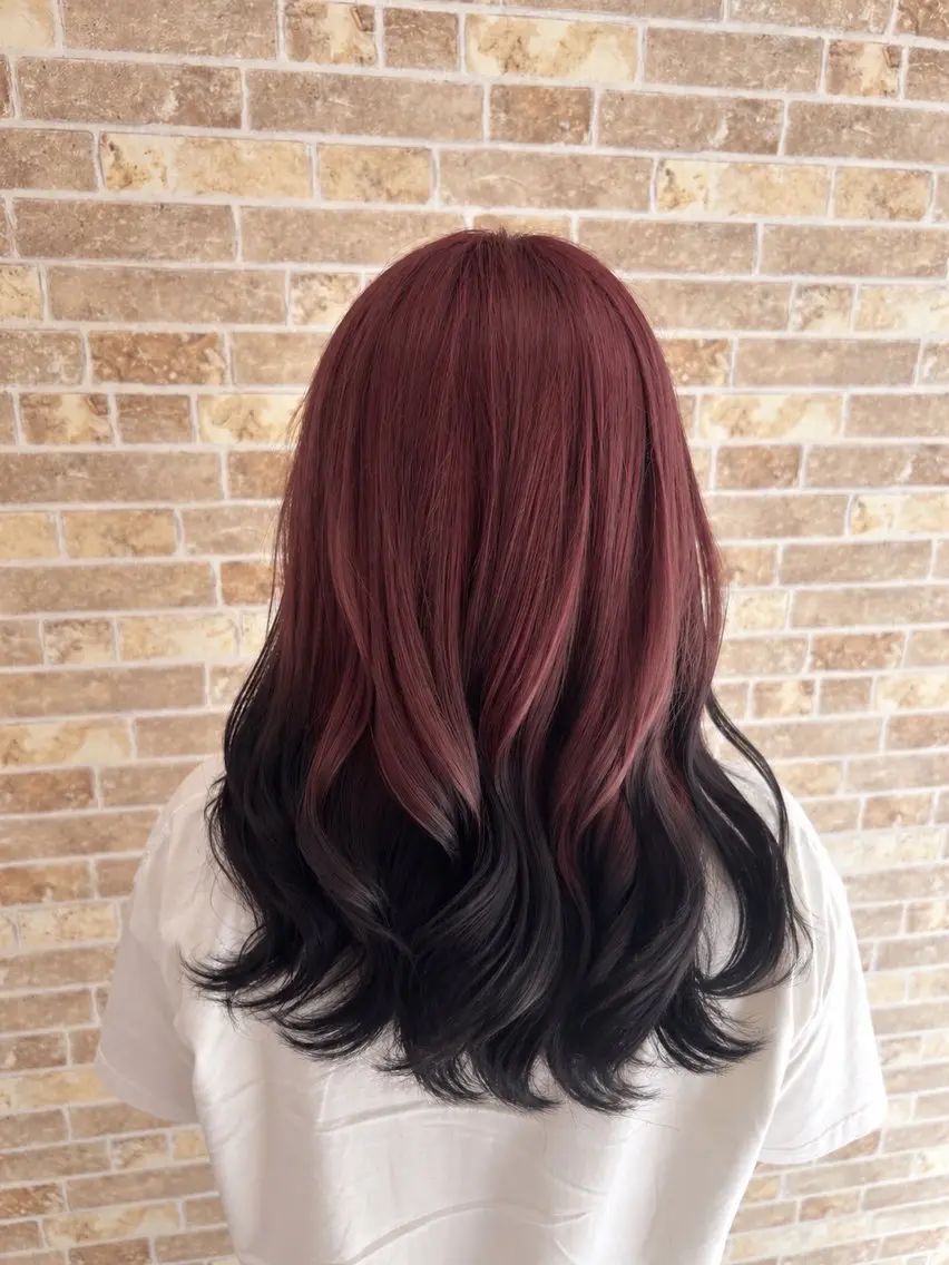 カラー 有村 実佑のヘアスタイル
