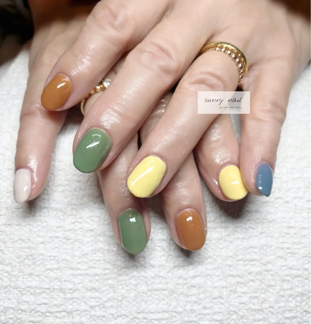 ネイル ワンカラーネイル sunny nailのネイルデザイン