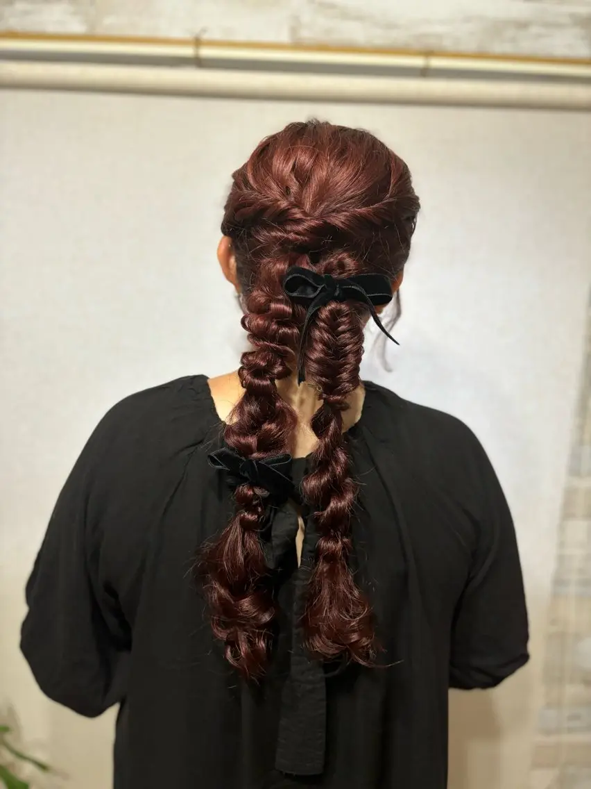 ヘアアレンジ ヘアセット hair salon【クラン】のヘアスタイル