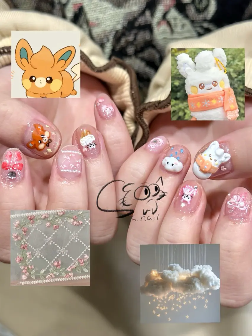 ネイル アートネイル チークネイル フレンチネイル グラデーション マグネットネイル S.nail _のネイルデザイン