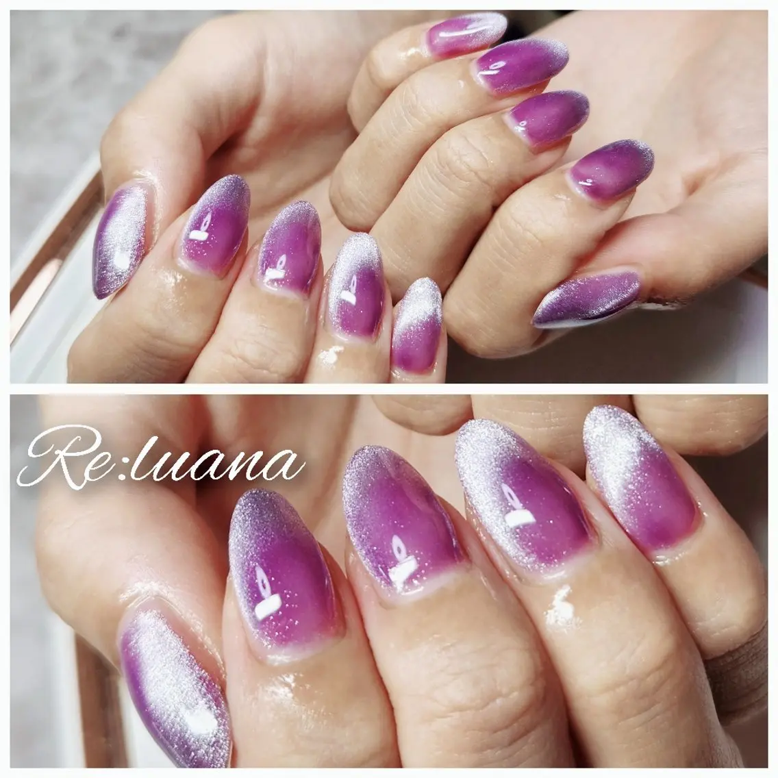 ネイル マグネットネイル ハンドネイル Re:luana  nailのネイルデザイン
