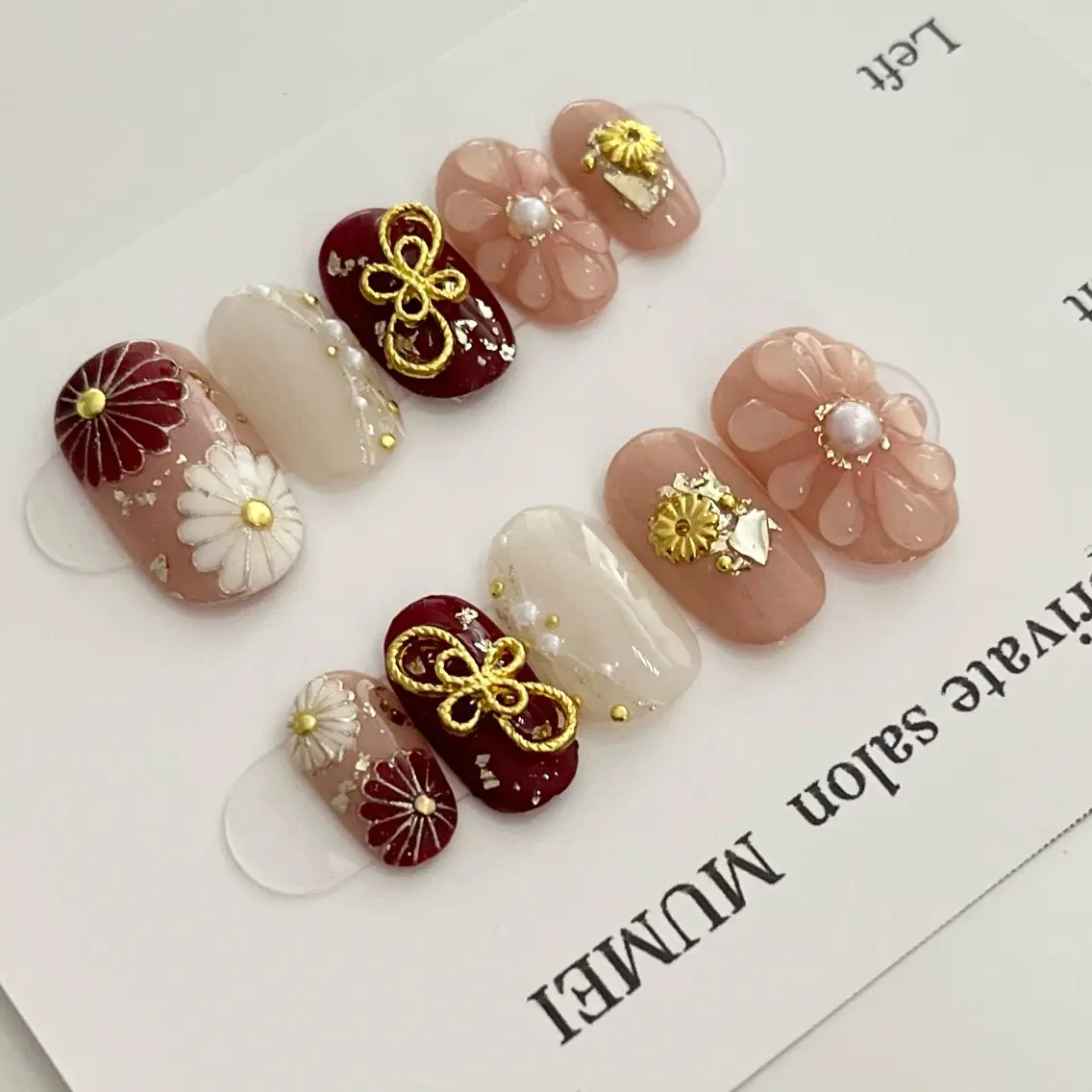 ネイルチップオーダー☆(成人式) 持ち込みデザイン可✨一律料金♪の写真