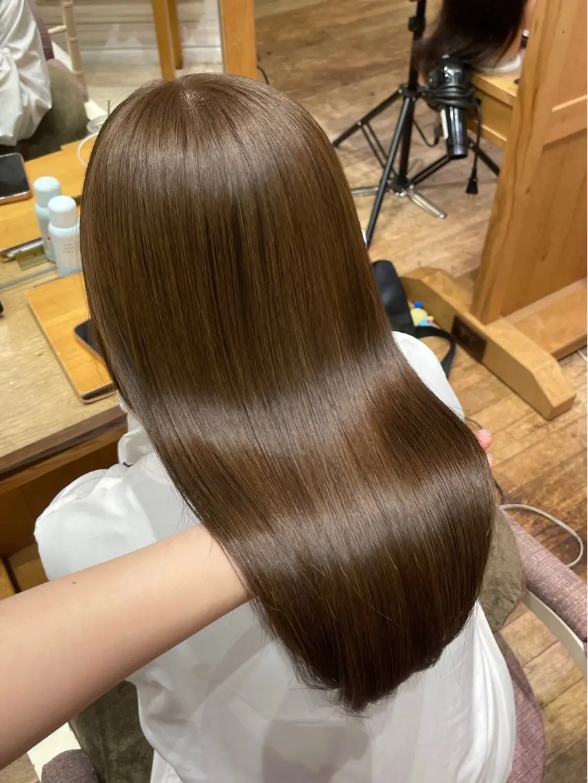 セミロング 島田 亜季のヘアスタイル