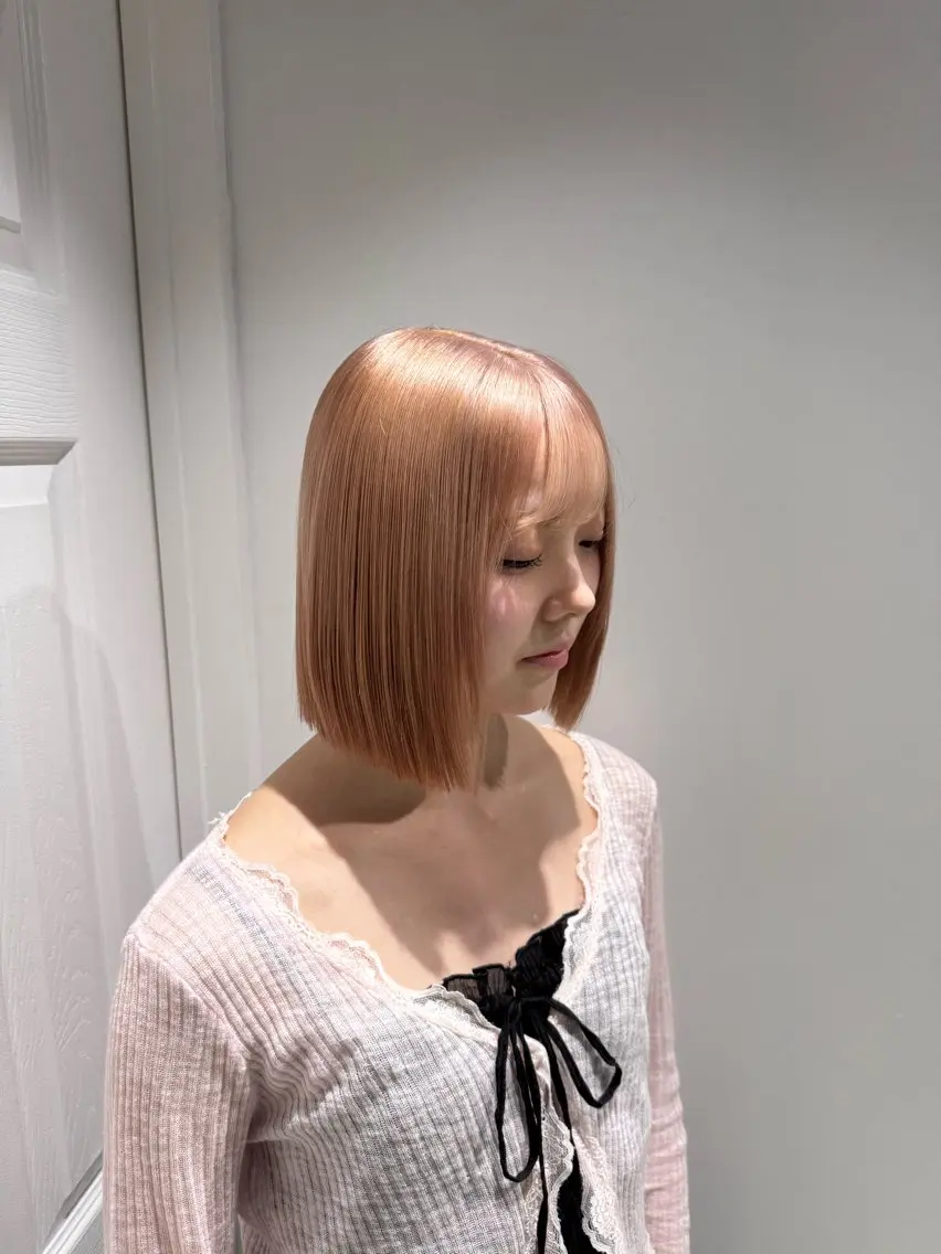 ミディアム ヘアカラー ハイトーン/カラー/ ゆい🌟のヘアスタイル