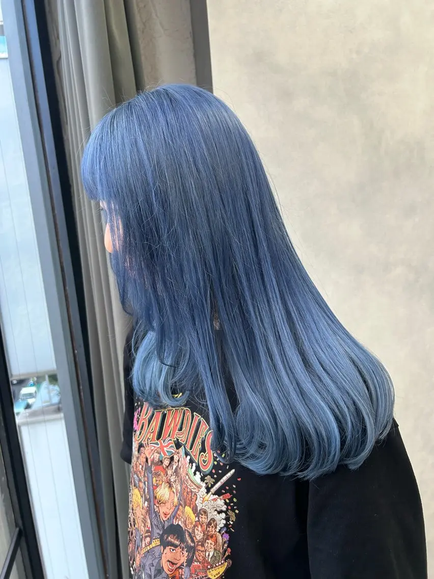 セミロング カラー カット ヘアカラー トリートメント メンズ多数⚡ブリーチ 特化💚Acchonのヘアスタイル