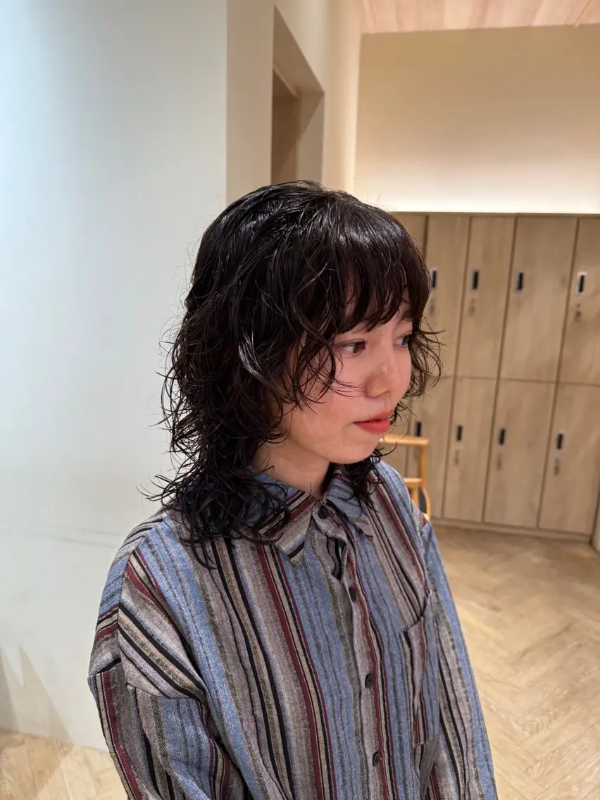 ミディアム 大山杏奈/ショート ボブ/カットモデルのヘアスタイル