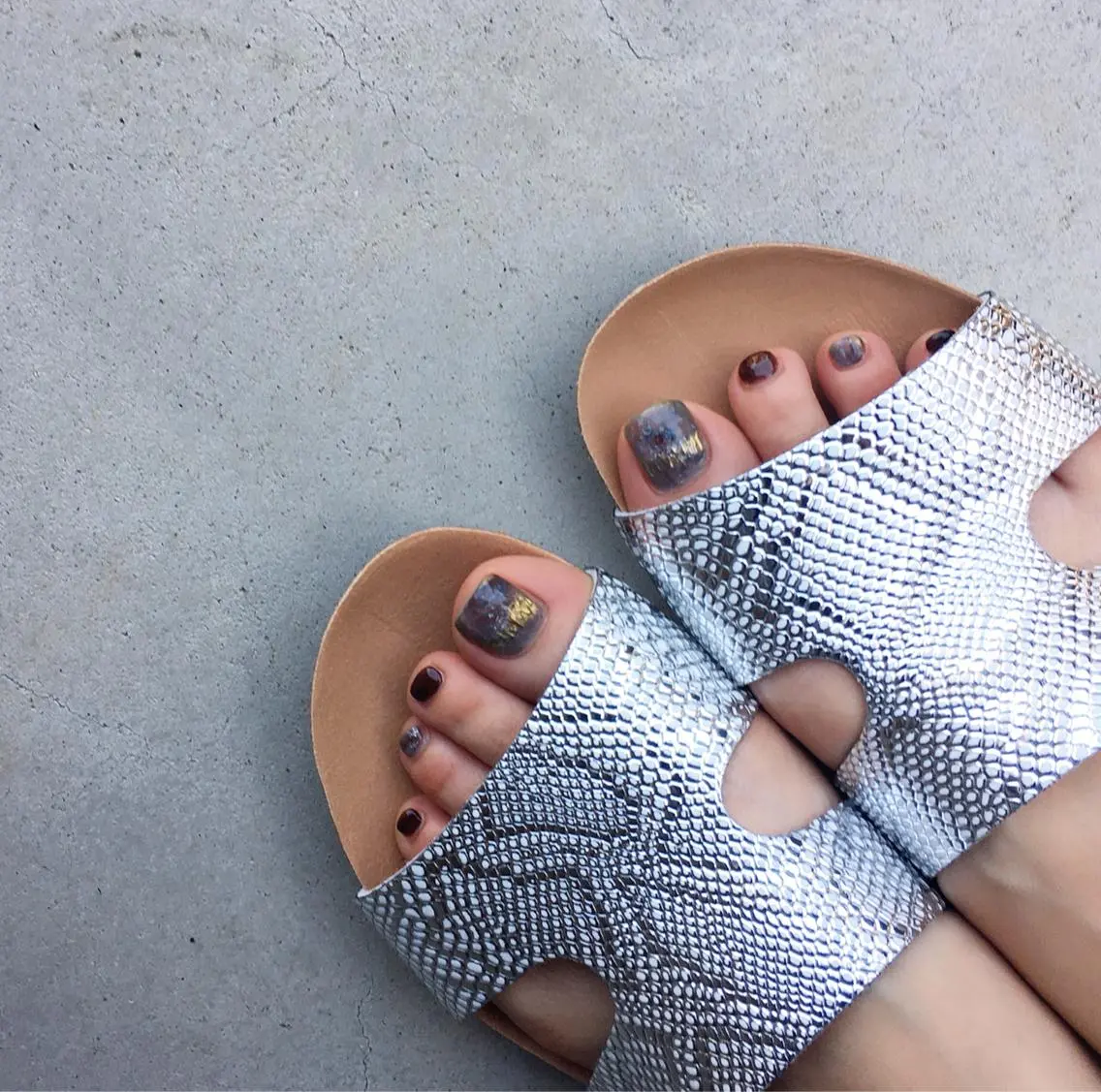ネイル フットネイル フットネイル nail salon Soeurのネイルデザイン