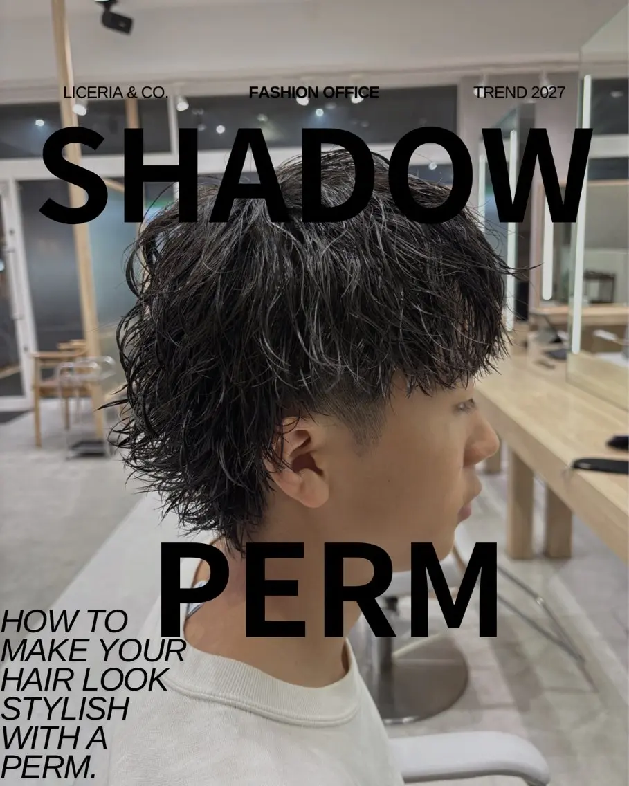 【人気No.2】✨【メンズパーマ】カット➕パーマ➕プレトリーメント　（セット苦手な方にもオススメ！！！）の写真