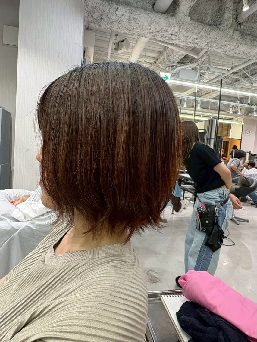 ショート ヘアアレンジ ブリーチ無しカラー/ ハイトーンAKI🍎のヘアスタイル