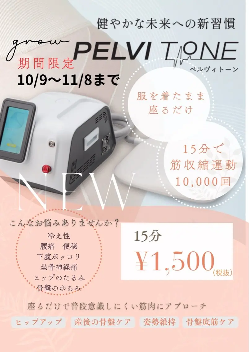 骨盤底筋矯正の写真