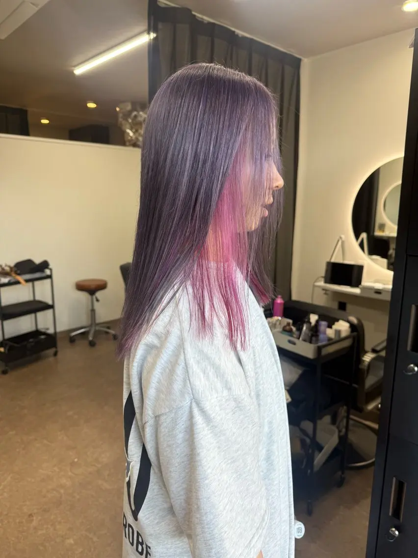 ミディアム ヘアカラー 6月期間限定 今だけクーポンありのヘアスタイル