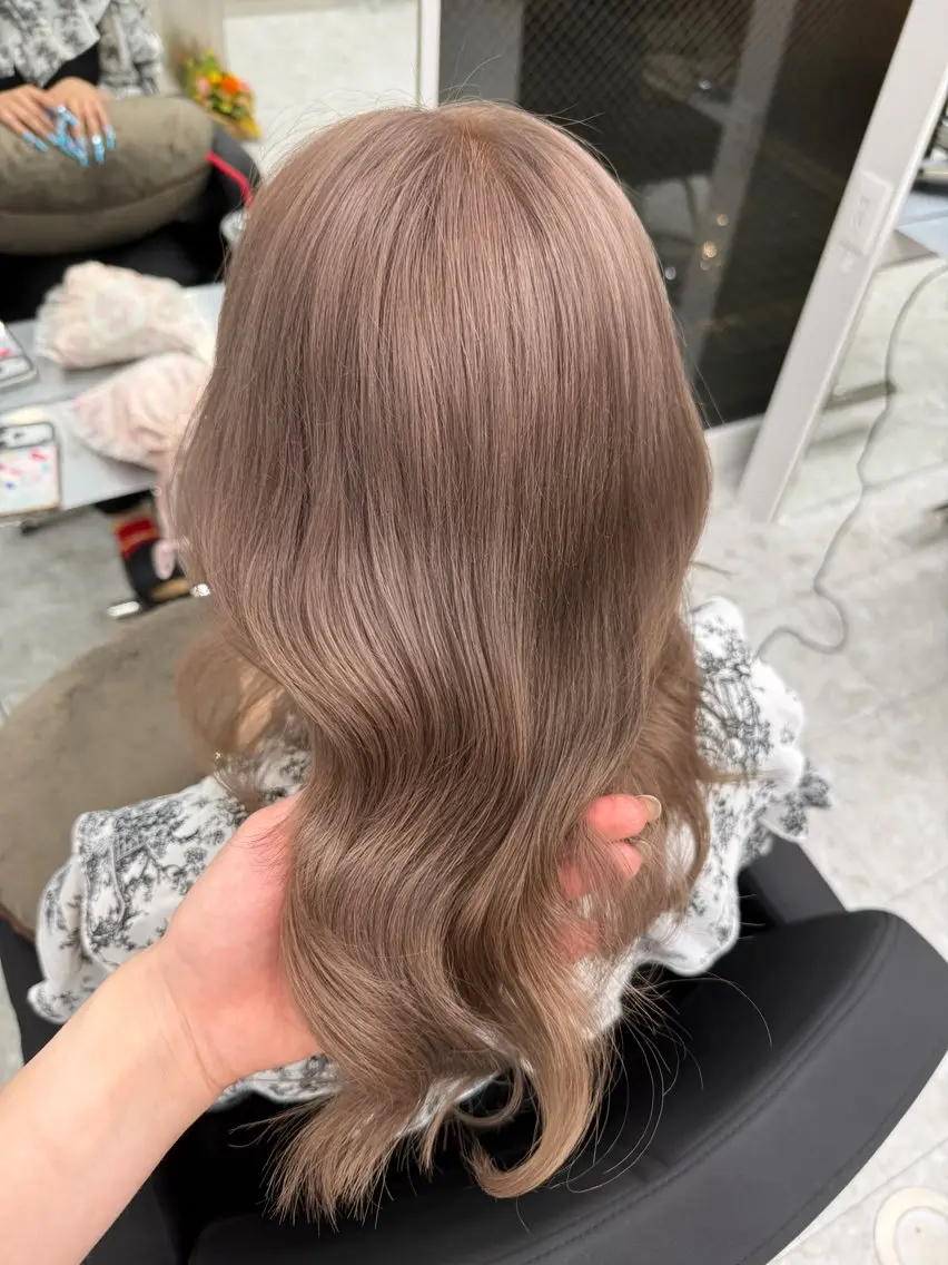 カラー ヘアカラー ♡natsumi♡ 透明感カラー🧸🫧のヘアスタイル