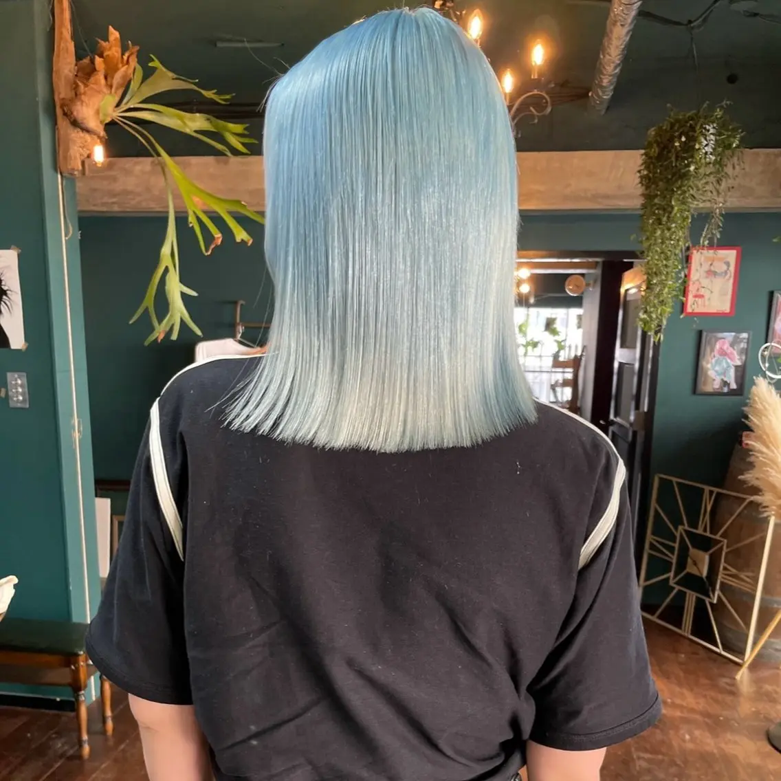 ミディアム ヘアカラー vivre libreのヘアスタイル