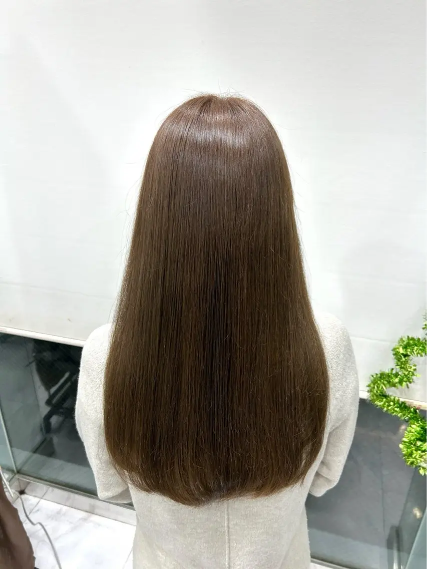 ロング カラー ヘアカラー 旗手 沙和のヘアスタイル
