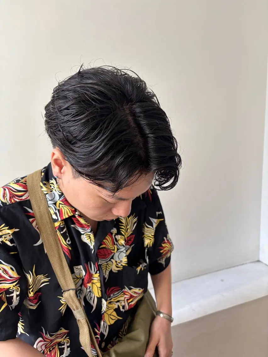 ショート パーマ カット パーマ men's/perm colorDaijuのヘアスタイル
