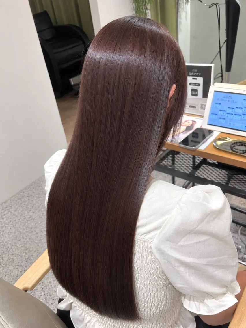 【ロング料金無し】酸性ストレートor縮毛矯正✨️(U30)の写真