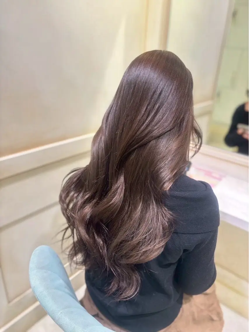 カラー ヘアカラー トリートメント 💙透明感艶カラー/ ゆうな💙のヘアスタイル