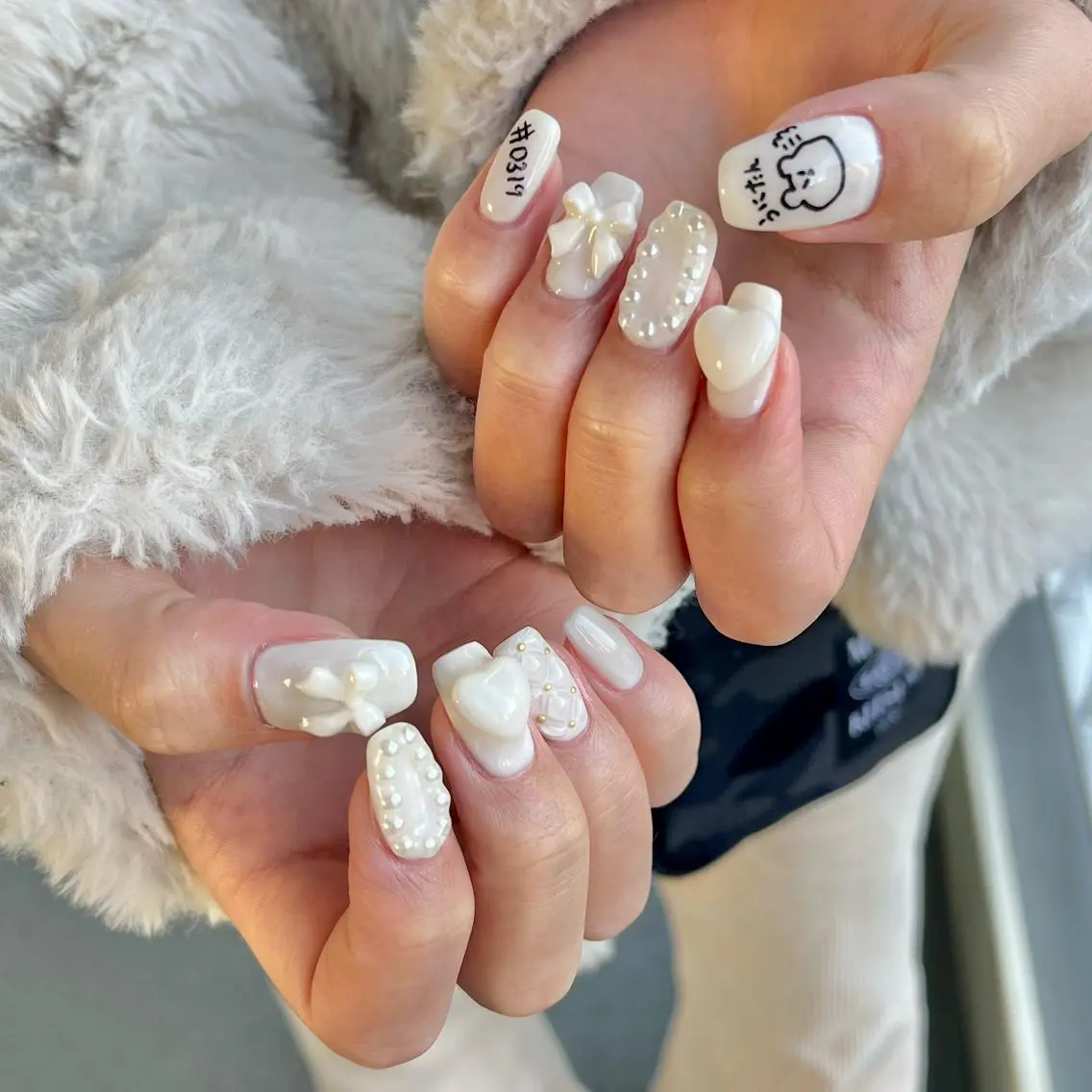 ネイル ハンドネイル フットネイル Nailsalon Fave/Rinaのネイルデザイン
