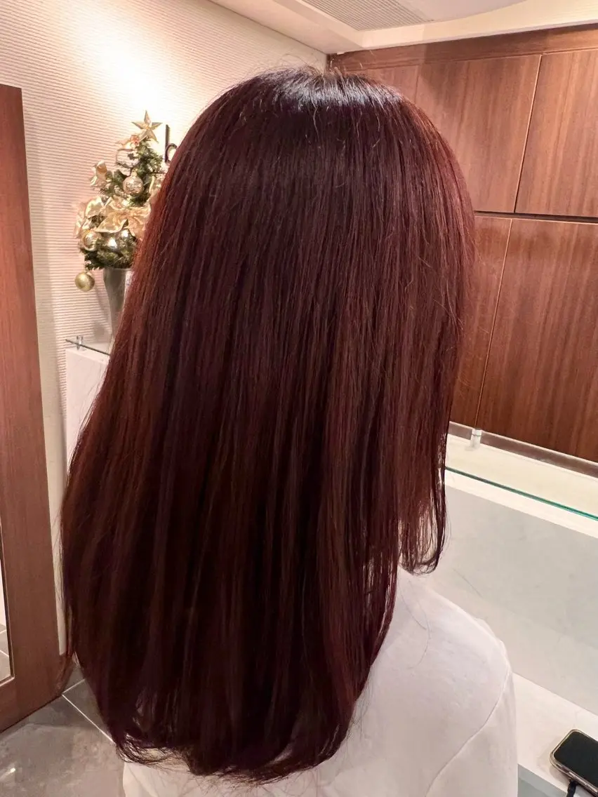 ロング カット ヘアカラー パーマ トリートメント チーフデザイナー 木部のヘアスタイル