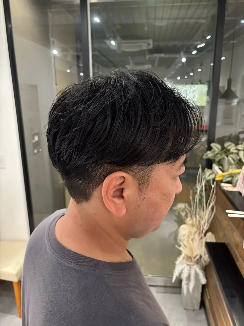 【メンズ限定】【ミニモ限定】メンズカット+ニュアンスパーマ¥9500の写真