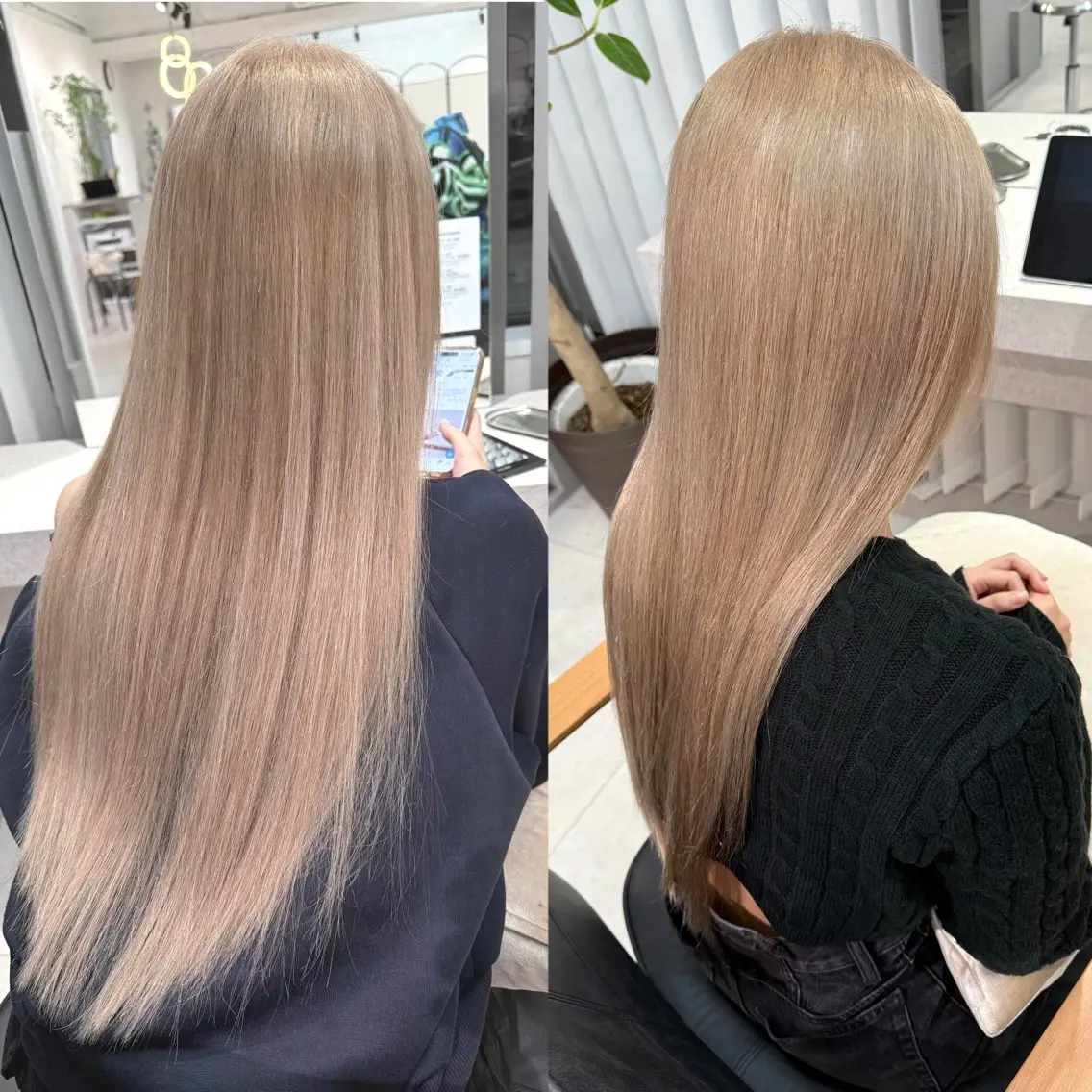 🫧【全部おまかせ💎】カット+ダブルカラー+シールエクステ(70本~)🎀フルコースで憧れの外国人風に♡の写真