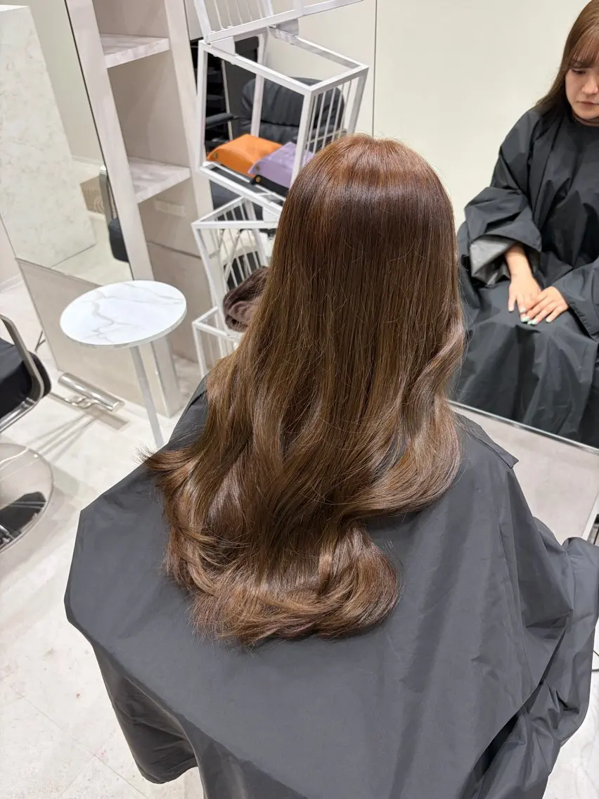 ロング ヘアカラー COSMOS💫 千穂のヘアスタイル
