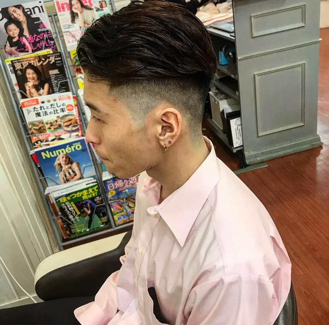 メンズ フェードカット ヨシダ トオルのヘアスタイル