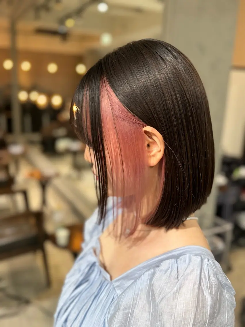 ミディアム カラー 🎀ハイトーン・艶 カラー HANA🎀のヘアスタイル