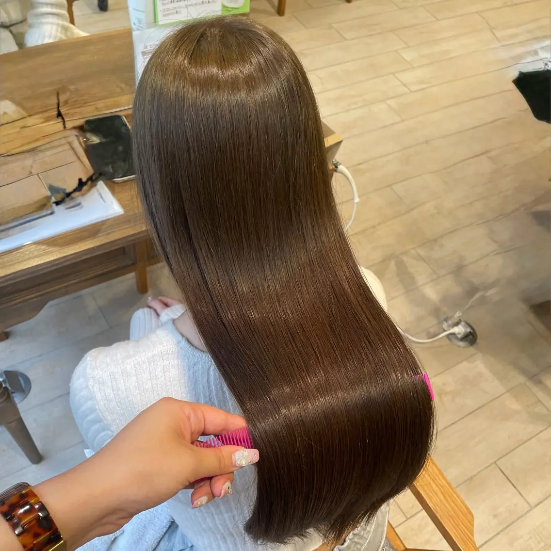 💫似合わせレイヤーカット+艶感カラー+Aujuaトリートメント💫の写真