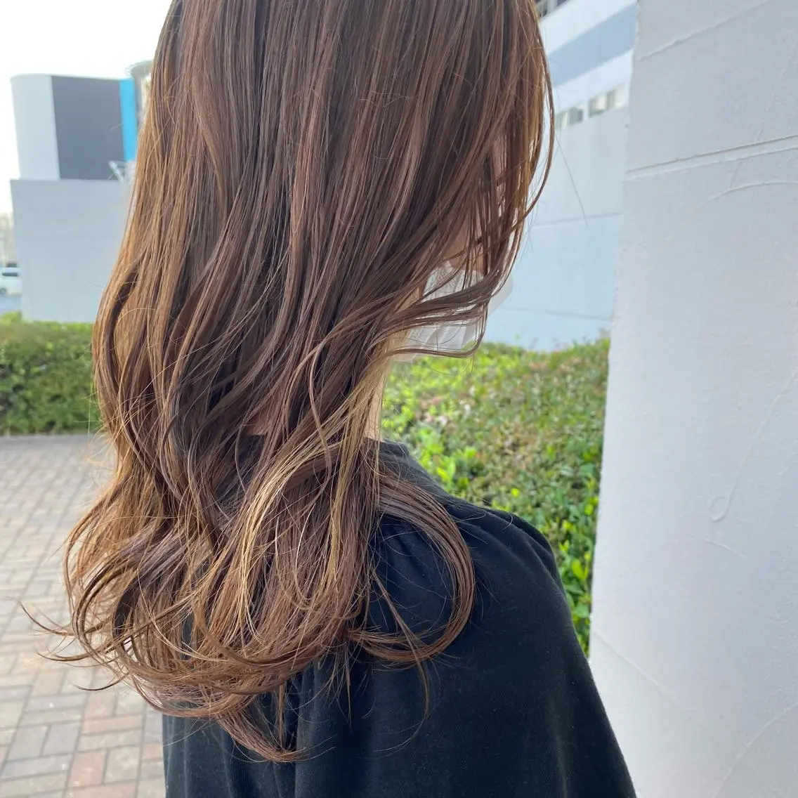 ロング 佐藤 彩香のヘアスタイル