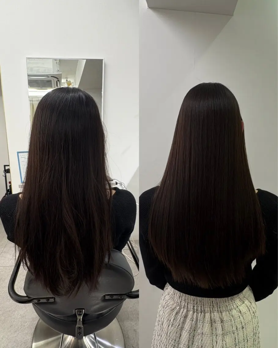 ロング 縮毛矯正 カット 縮毛矯正 ✨美髪縮毛矯正× ショート/佐藤恵太のヘアスタイル