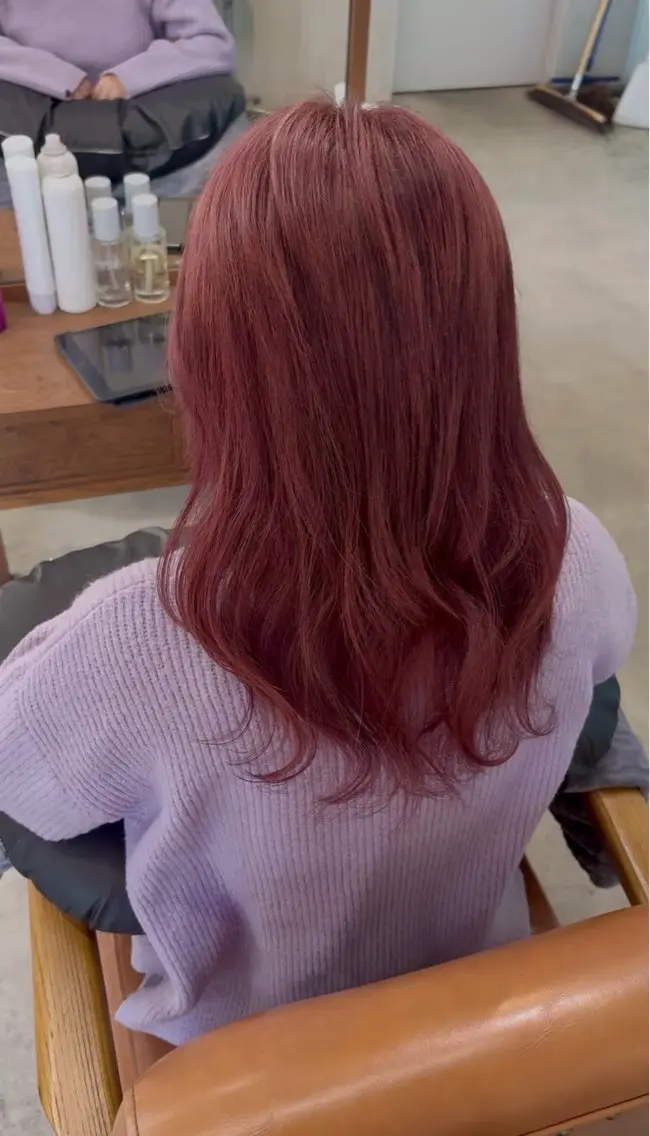 ミディアム カット ヘアカラー トリートメント SONO 【一宮】のヘアスタイル