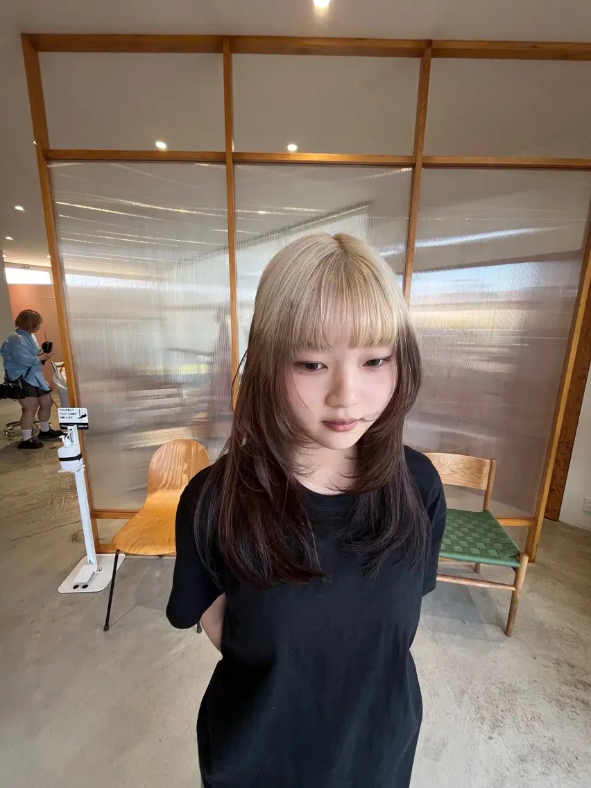 セミロング 堀 風城のヘアスタイル