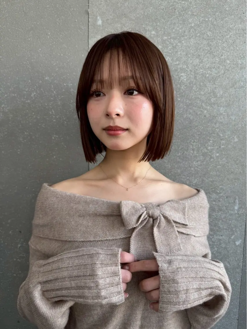 【新店舗オープン】ボブ、切りっぱなしスタイルチェンジカットモデル募集の写真