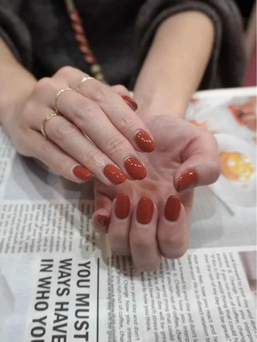 ネイル ワンカラーネイル シンプルネイル 春ネイル ハンドネイル M.wish太田川店 💅🏼Arisaのネイルデザイン