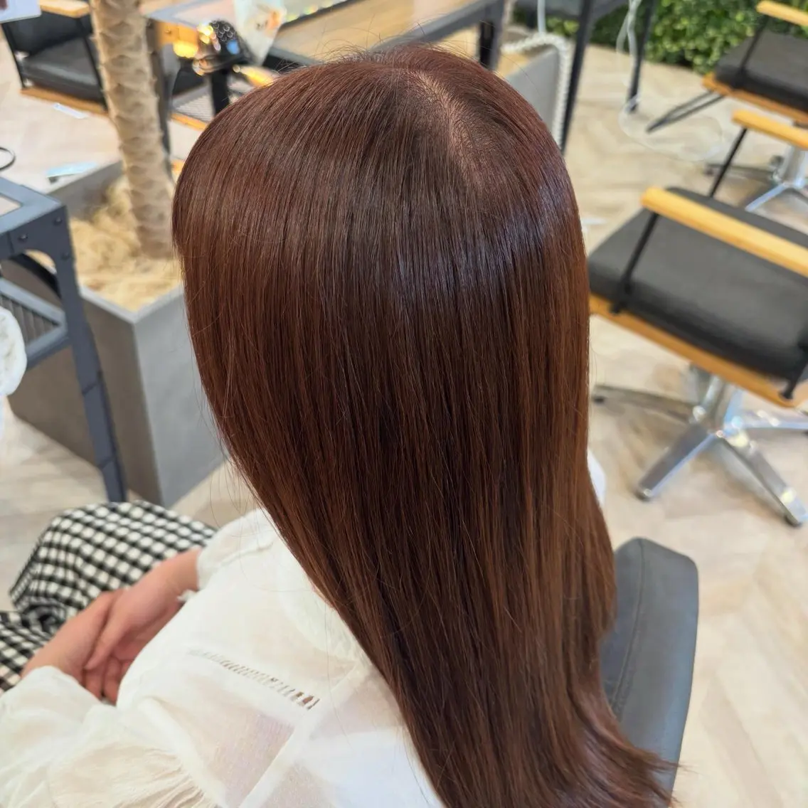 カラー ヘアカラー 江原 帆香のヘアスタイル