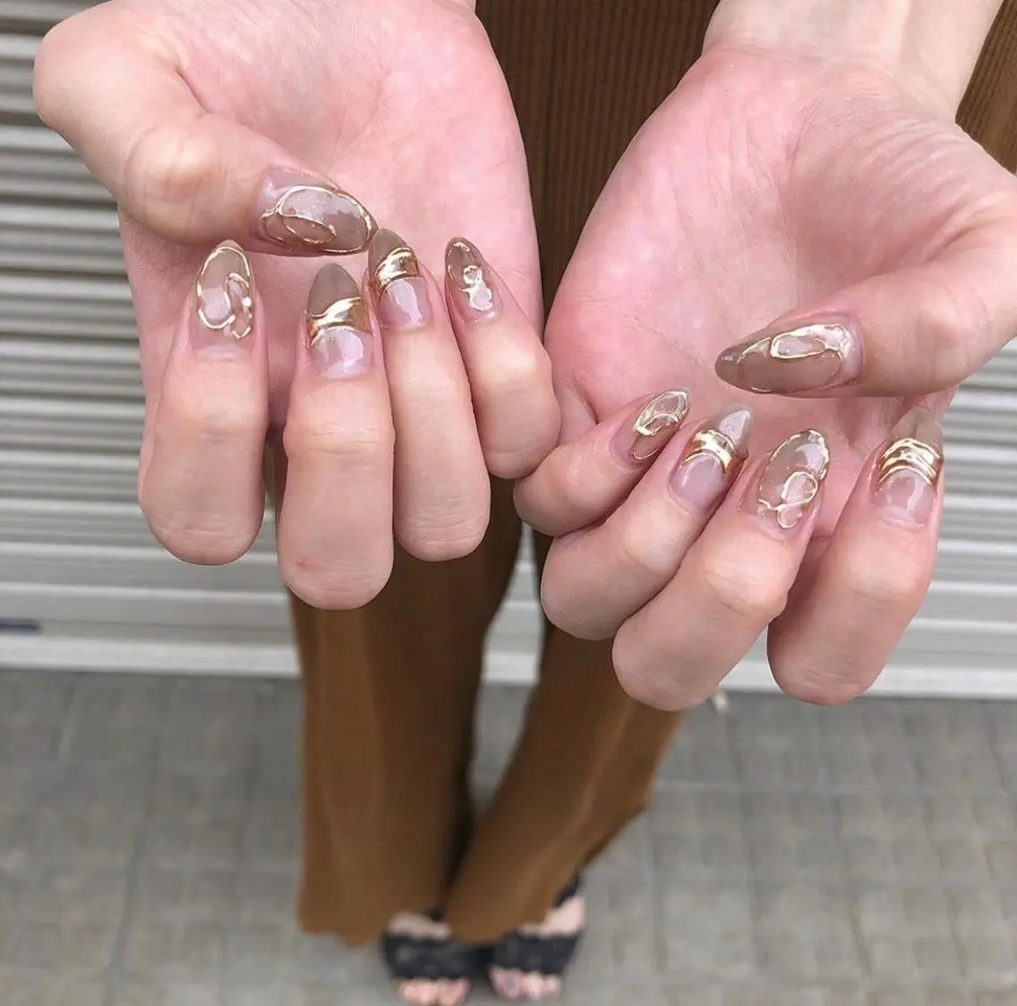 ネイル ニュアンスネイル nail salon granveilのネイルデザイン
