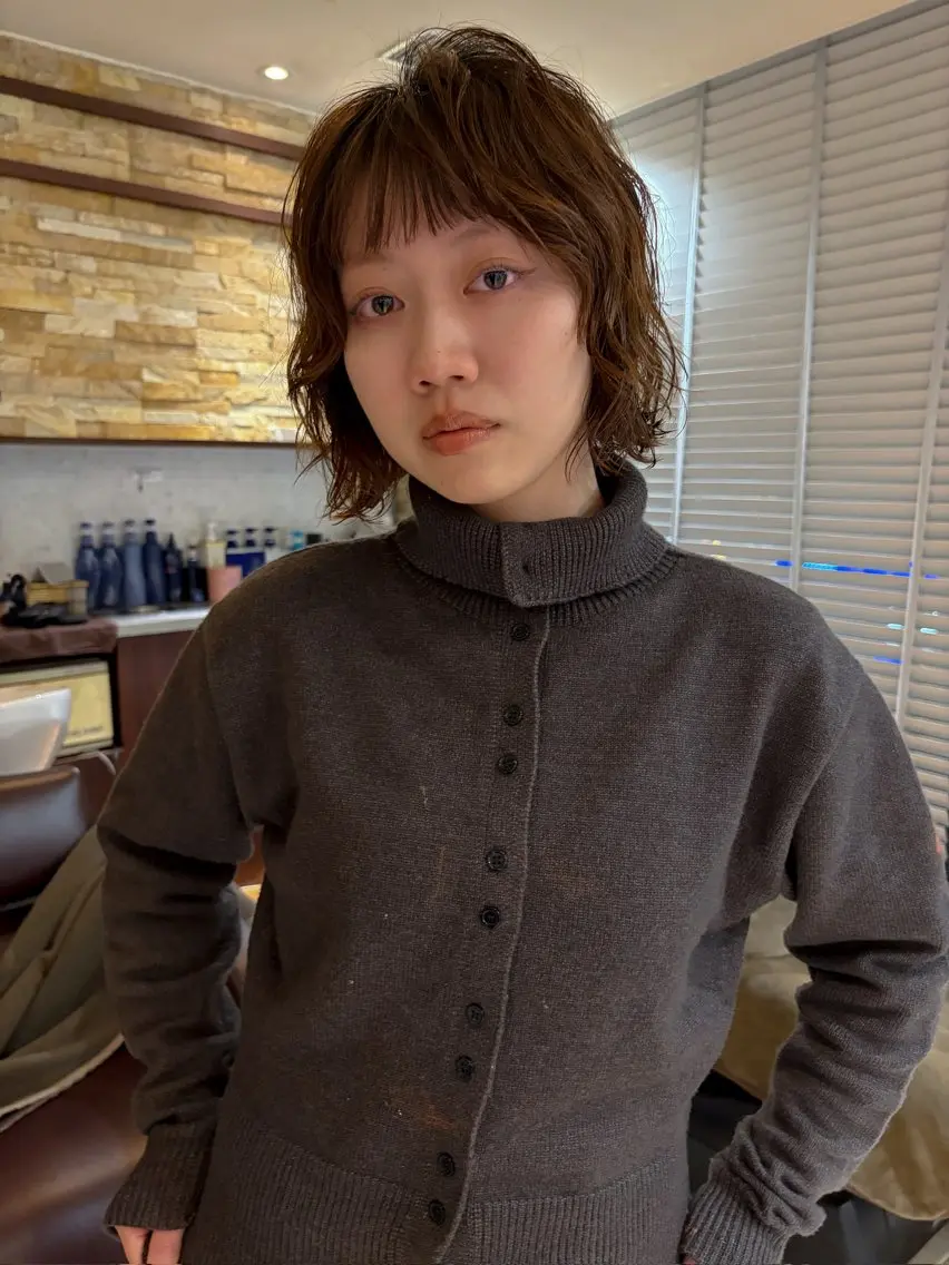 【ミニモ学割(※)女性のみ】 カット＋ケアパーマの写真