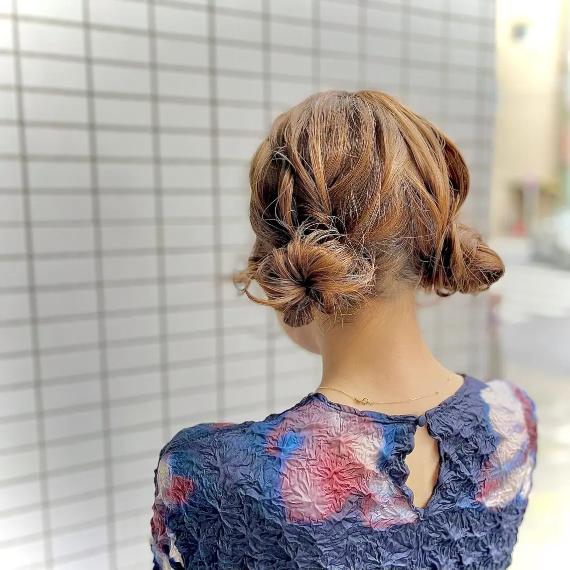 ヘアアレンジ お団子ヘア 結婚式・ブライダル 推し活/パーティヘア ⭐️今田 水風🐰のヘアスタイル